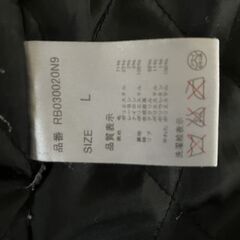 商談中　rageblue製ジャンパー　メンズ：Ｌ　黒色の画像