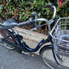 東京23区配達無料🌈新基準 ヤマハ　パス　with ウィズ　12.3Ah リチウム 電動自転車 中古　BS 5251の画像