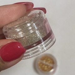 erikonail ネイルグリッター ゴールド シルバーの画像