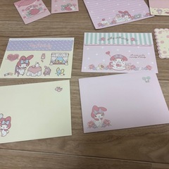 マイメロ便箋セット&ラミネートフィルムの画像