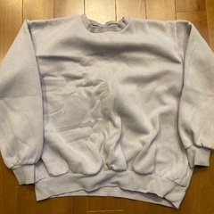 【キッズ】裏起毛トレーナー　バックフリル　160cmの画像