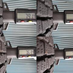 ブリヂストン　W300　145/80R12 80/78N LT　4本　9分溝2本と8〜9分溝2本の画像