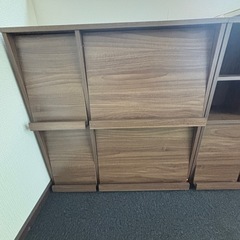 本棚 2台 ディスプレイラック　の画像