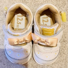 ベビーシューズ　靴　白　12.5cmの画像