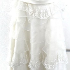 Aライン　ウエディングドレス　の画像