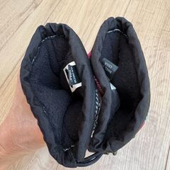 159：雪遊び用グローブ　スノボー　子供用　KIXISM　ピンク系　柄付き　中古　キレイの画像