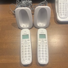 SHARP デジタルコードレス電話機 JD-GE3CW 3台セットの画像