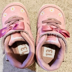 ベビーシューズ　ピンク　13cmの画像