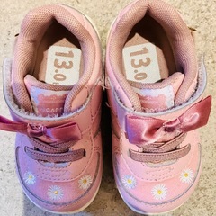 ベビーシューズ　ピンク　13cmの画像