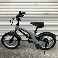 16インチ こども用自転車・キッズサイクル RIPSTOP fetch16（グレイ）の画像