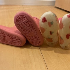 未使用に近いアカチャンホンポベビー長靴レインブーツの画像