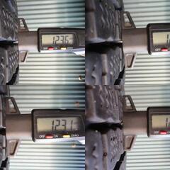 ブリヂストン　V-STEEL STUDLESS SNOW W910　215/70R17.5 123/121J　4本　8〜9分溝　程度良好！の画像