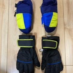 スキーウェア 90cm 　手袋100cm-110cm, 120cmの画像