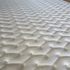 IKEA ダブルベッド マットレス付き 幅155.5×奥行209×高さ100cm Dベッド 寝具 家具 ベット 苫小牧西店の画像