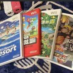 Wiiゲームソフト4本セットの画像