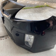 プリウス　zvw30 前期　フロントバンパー　メッキパーツ付き　福岡市の画像