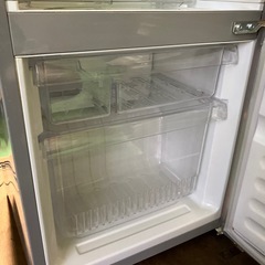 冷蔵庫　2ドア　ツードア　シルバー　U・ing ユーイング　110L 家電【動作ok】2017年の画像
