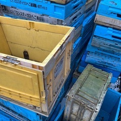 一個150円！折り畳みコンテナ、カゴ、ケース、箱、物流の画像