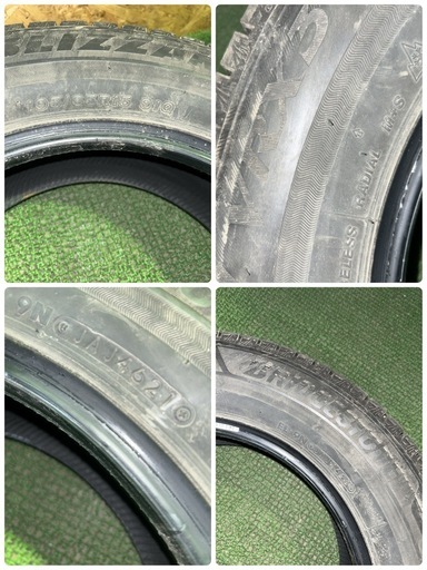 BS VRX3 195/65R15 21年 溝8割