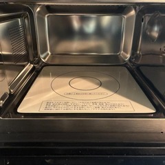 オーブンレンジ 18L フラット庫内 グリル機能付 一人暮らし 直接引取の画像