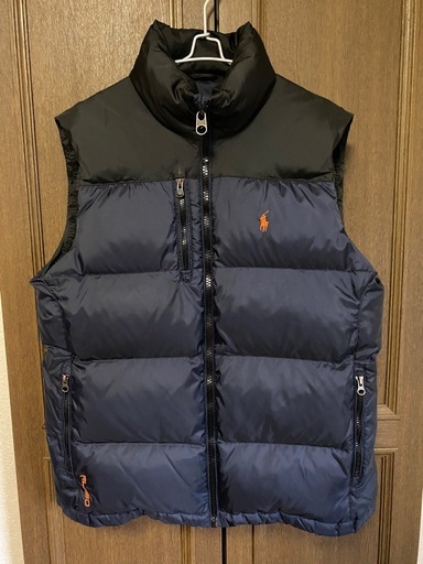 【Y00046】POLO RALPH LAUREN（ポロ ラルフローレン）ダウンベスト　RL/150　M(175/96A)