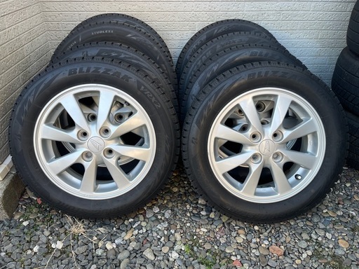155/65R14 ブリヂストン VRX2 ダイハツ純正ホイール付