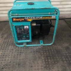実働　デンヨー　発電機　ニューパワーGA2300  100V  60Hz  2.3kVAの画像