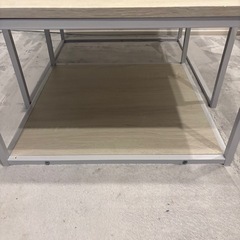 ネストテーブル　ローテーブル　アッシュホワイトの画像