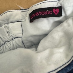 ラブトキシック裏地暖かいショートパンツ140㎝の画像