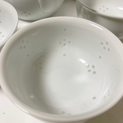 未使用　波佐見焼　白山陶器　ほたる星華　茶器セット　急須　湯吞み　緑茶の画像