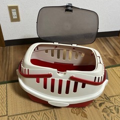 わんちゃんのキャリーバスケットの画像