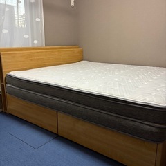 【Nスリープ】クイーンマットレス➕フレームの画像