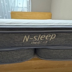 【Nスリープ】クイーンマットレス➕フレームの画像