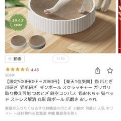 猫　爪とぎの画像