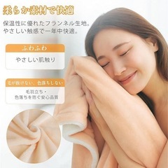 電気毛布 掛敷き兼用 ダブルサイズ 6段階温度調節 タイマー機能 洗えるの画像