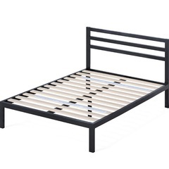 ベッドフレーム ZINUS セミダブル ブラック黒