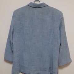 里麻のブラウス　T-419の画像