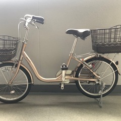 【美品】ブリヂストン アルミーユミニ AU00 リアバスケット付...