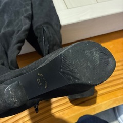 ブラック　ロング　ブーツ　23.5センチの画像
