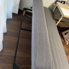 【極美品】無印良品　ソファべベッド　脚付の画像