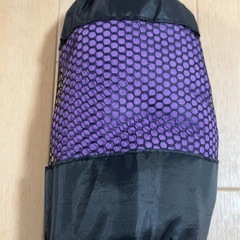 ヨガタオル ヨガラグ ホットヨガ マット 軽量 滑らない 多用途 (パープル)の画像