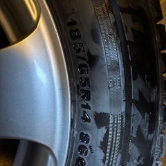 ブリザック　VRX3 185/65R14 バリ山の画像