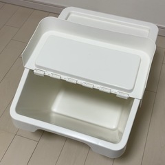 【美品】フタ付収納ボックス 2個　/ IKEA SORTERA / イケア ソルテーラ / 37Lの画像