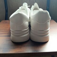新品 23cm レディース スニーカー ホワイト シューズ 靴 カジュアル(915-Z)の画像