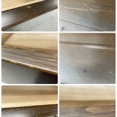 S144 ⭐ 4段チェスト ローチェスト タンス 箪笥 ブラウン 幅117cm USEDの画像