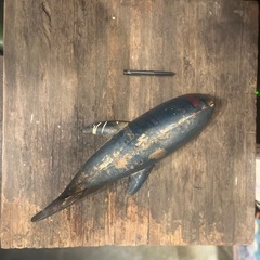 古材　大型 天然木ビンテージダイニングテーブル天板
の画像