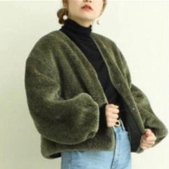 Dot＆Stripes CHILD WOMAN　フリーサイズ　ショート丈ダウン定価2〜3万くらいの画像