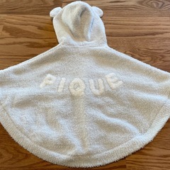 ジェラートピケ　ポンチョ　ベビー　80-90センチの画像