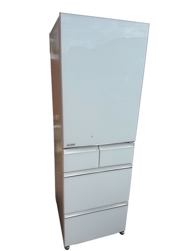 三菱　451L　5ドア冷蔵庫　MR-MB45G-W　2021年製 ホワイト