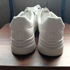新品 24.5cm レディース スニーカー ホワイト シューズ 靴 カジュアル(919-Z)の画像